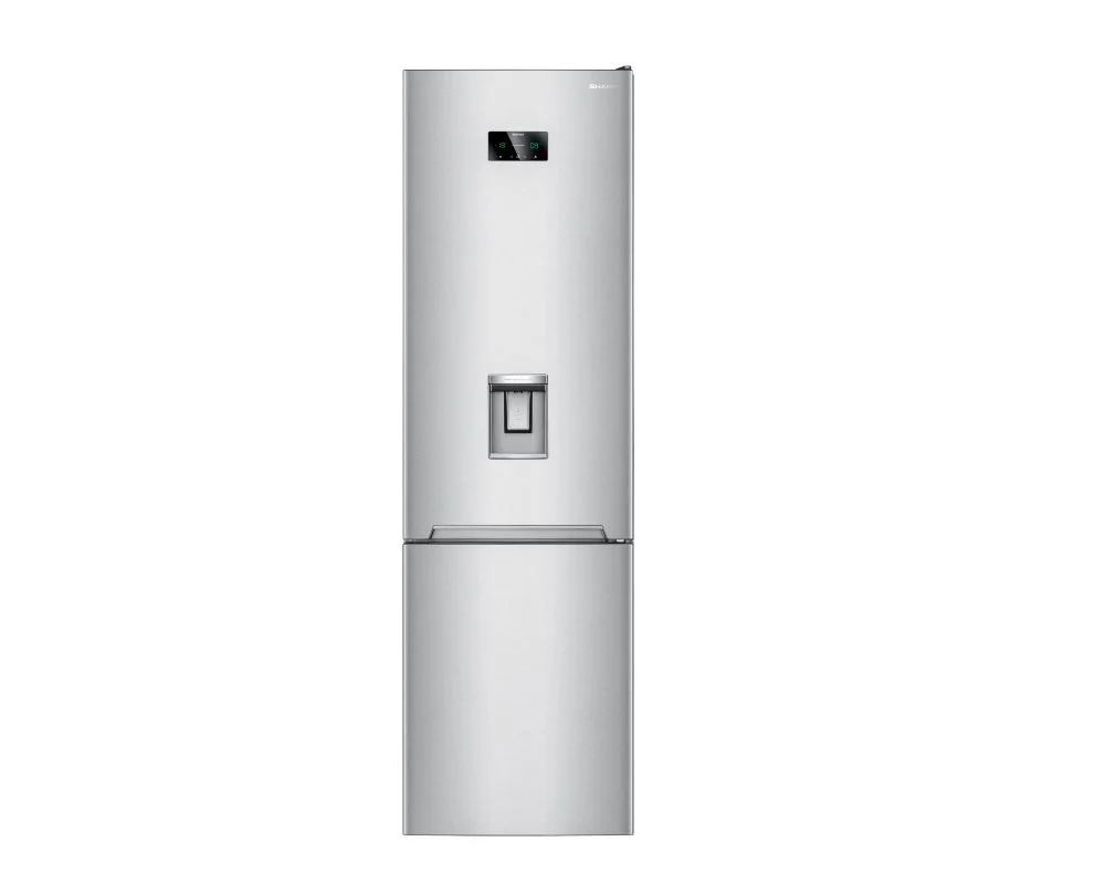 SHARP Refrigerator Digital, Bottom Freezer, Advanced No Frost 360 Liter, Silver SJ-BG465D-SS