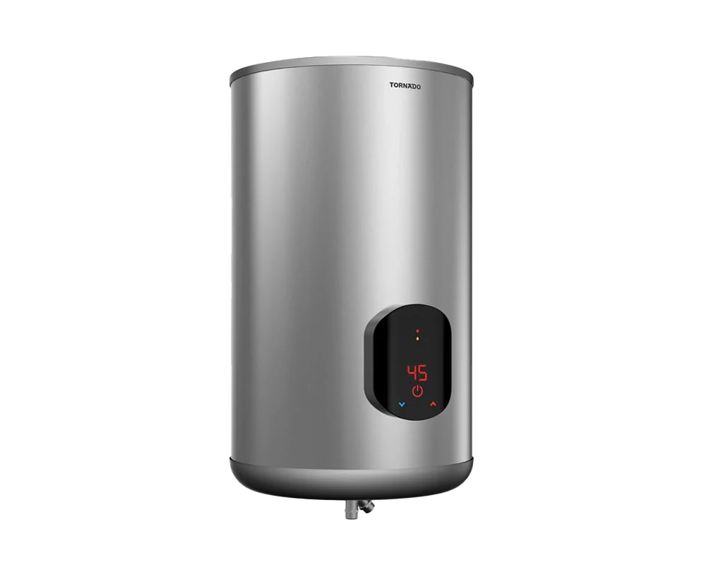 TORNADO Electric Water Heater 65 Liter- Digital-Silver EWH-S65CSE-S