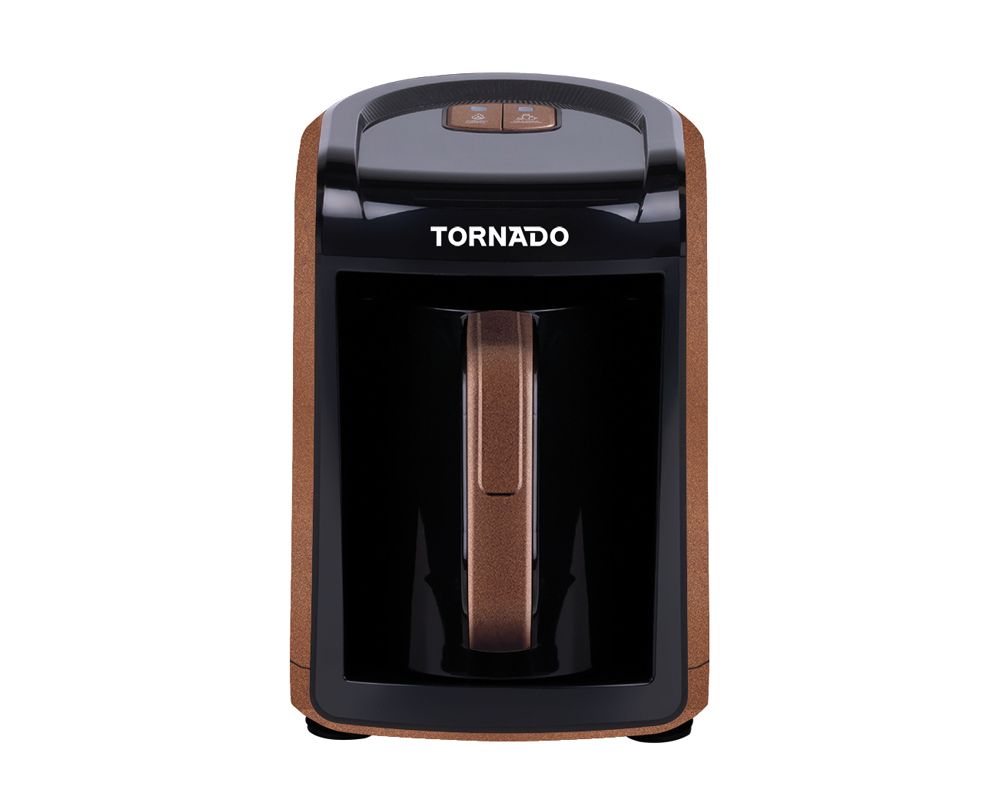 TORNADO Automatic Turkish Coffee With Milk Maker 280ml, 535 Watt, Brown TCME-100-MILK