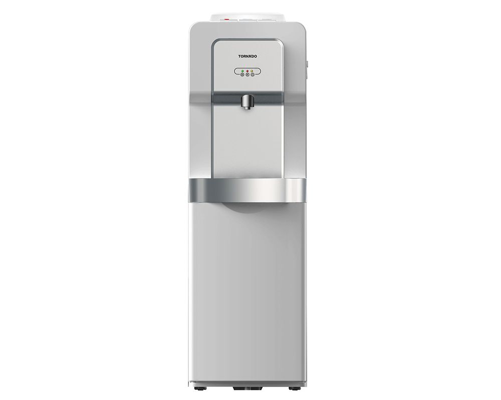 TORNADO Water Dispenser, 1 Faucet, 18 Liter Cabinet, Silver WDM-H40ABE-S